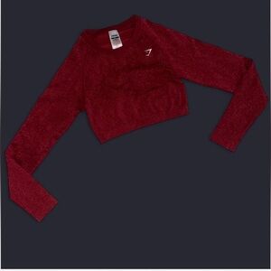 Gymshark Deep Red Athletic Top